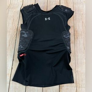 Under Armour Gameday Football Armour Pro 5 Pad Top Base Layer Black Size Medium